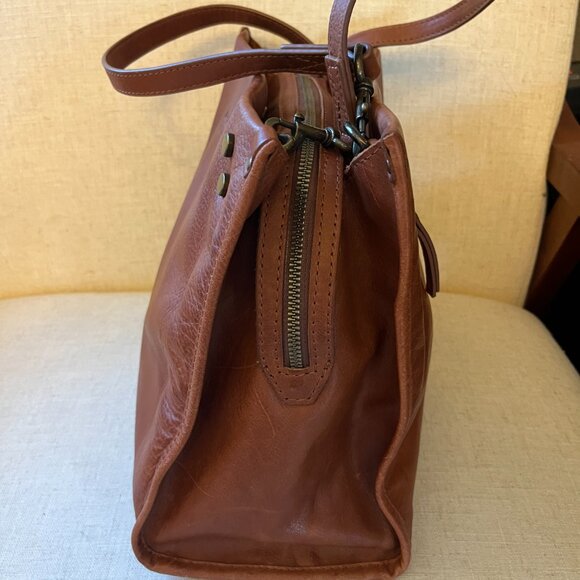 American Leather Co. Lenox Triple Entry Satchel - Picture 14 of 16